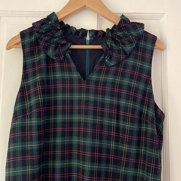 NWT Talbots Plaid Sheath Dress - Picture 5 of 13
